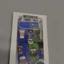 MOSNOVO Case for Google Pixel 9 Pro XL, [Buffertech 6.6ft Military-Grade Drop Protection] [Anti Peel Off Tech] Clear TPU Bumper Phone Case Cover Design - Coffee