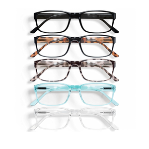 Gaoye Professional Reading Glasses for All Day - Computer Readers with Blue Light Protection - Value Pack, +1.0