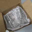 Yousoontic 2 Sets Surfboard Wall Mount Clear Acrylic Surf Board Racks Vertical Floating Surfboard Display Shelf Indoor Wall Decor for Shortboards Fish Boards Funboards, Holds 50 Lbs