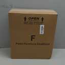 Outdoor Chair Cushions, Water-Resistant & Fade-Resistant, Patio Furniture Seat Replacement Chair Pads with Ties Zipper, Removable Cover, Non-Slip Bottom, Set of 4, 18.5 x 16 Inch, Dark Grey