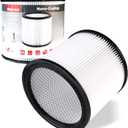 Shop-Vac High Performance 90304/90344 Cartridge Filter, Fits most 4-16 Gallon Shop-Vac Wet/Dry Vacuums, High Efficiency Nanofiber Filtration Paper, PET and Reusable, 1 Pack