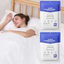 CxLoode 1 Pack Disposable Bed Sheets for Hotel, Portable Bedspread, Disposable Bedding Set with 1 Bed Sheet 1 Quilt Cover and 2 Pillowcase for Travel