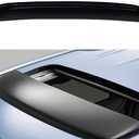 38inch 980mm Universal Fit Rain Snow Guard Sun Roof Wind Deflector,1pcs Tape-On Dark Smoke Tint Auto Moonroof Window Visor RN98