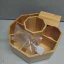 walowalo Bamboo Rotating Art Supply Organizer Holds 800+ Pencils Spinning Crayon 160 Marker Organzier Holder Christmas Gift Desk Brush Storage for Office Classroom Organization Stationary (Larger VER) (Wood)