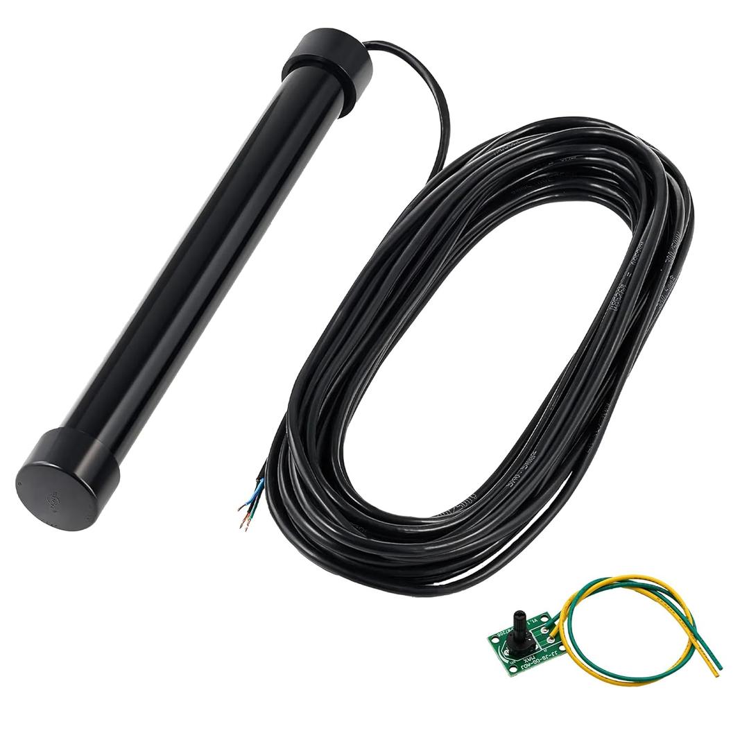 Vehicle Exit Sensor, Driveway Gate Vehicle Exit Wand Sensor with 50 ft Cable Compatible with Mighty Mule,Ghost Controls, Lift Master Door Vehicle Automatic Opening Systems. Five Wire Universally