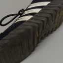 adidas Boys Kaptir 3S Lace Up Sneakers Shoes Casual - Grey (2 Big Kid, Black/Gold Metallic/White)