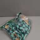 Herseas Womens 2 Piece High Waisted U Wire Bikini Set Floral Print Swimsuit Crisscross Back Bathing Suit Beach Swimwear (Small, Green Checkered)