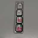 COMMUTER [4 Pack] for Apple Watch 9/8/7 Screen Protector 45mm, Hard PC Ultra-Thin Protective Face Cover Built-in Tempered Glass Film for Apple Watch 9/8/7 45mm, Black/Clear/Blue/Green