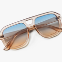 livho Trendy Polarized Square Aviator Sunglasses Women Men Square Eyewear Frame, Retro Sun Glasses for Women Men 2025 Shades