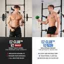 Kensui EZ-CLUB V2 Plate-Loaded Adjustable Clubbell for 2-Inch Plates