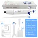 High-Precision Adjustable Single Channel Pipettor 10-100ul for Laboratory
