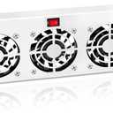 Magula 12V Rv Refrigerator Fan,4200RPM,Prevents Fins from Icing to Lowering The Temperature Inside The Refrigerator and Keep Food Fresh,Quiet RV Fridge Fan