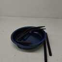 Freestanding Birdbaths Bowl for Outside, Standing Garden Bird Bath Feeder & Bird Bath Bowl, Detachable Decoration Spa Birdfeeder for Outdoor Garden Patio Yard Lawn (Blue)