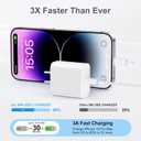 iPhone Charger Fast Charging Original [Apple MFi Certified] 2 Pack Type C Wall Charger Block with 2 Pack 6FT Long USB C to Lightning Cable for iPhone 14/13/12/12 Pro Max/11/Xs Max/XR/X/AirPods Pro