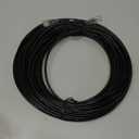 Cat6a Ethernet Cable Slim 100ft Outdoor&Indoor, 28AWG Pure Copper Cat6 Internet Cable for Waterproof & Direct Burial, Flexible Cat6 Ethernet Cable 10G 550MHZ, Cat 6 Network cable for Indoor Black