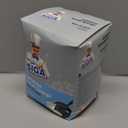 MR.SIGA Non-Scratch Cellulose Scrub Sponge, Dual-Sided Dishwashing Sponge for Kitchen, 12 Pack (4.1x0.8x3.3inch, Royal Blue, Light Blue)