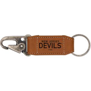 Rico Industries NHL Hockey Laser Engraved Carabiner Keychain