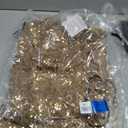 Anne Klein Women's Sleeveless Draped Neck Midi Dress (Gold, XL)