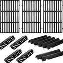 Genesis II E-410 Grill Parts Replacement for Weber Genesis II 400 Series II S-435 II LX E-410 II E-415 II SE410 GS4 66797 Flavorizer Bars 66097 Grates 66041 Heat Deflector Genesis 2 E-410 Grill Parts