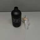 Black D Glass Soap Dispenser - Thick Glass, Stainless Steel Pump, Kitchen & Bathroom Sink Use