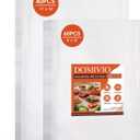 100PCS Vacuum Sealer Bags Set, 60 Quart 8" x 12" & 40 Gallon 11" x 16", Pre-Cut Food Saver Bags for Vacuum Sealer Machine, BPA-Free Storage Bags for Freezer Meal Prep & Sous Vide