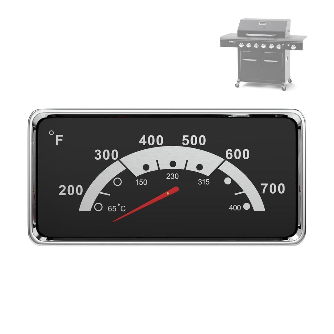 3 5/8" Grill Thermometer Gauge for Nexgrill 720-0830A 720-0864M 720-0896C 720-0896 Kenmore Grill Replacement Parts 148.16154211 148.34178411 146.23673310, Grill Heat Indicator for Nexgrill (3.63" for Nexgrill)