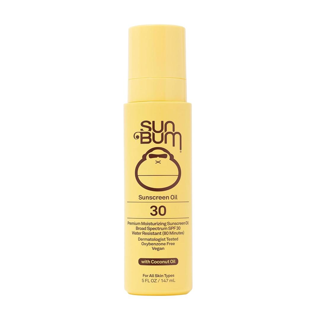 Sun Bum Original SPF 50 Sunscreen Body Oil - Broad Spectrum Moisturizing Sunscreen with Vitamin E - Hawaii 104 Act Compliant (Made without Octinoxate & Oxybenzone) - 5 oz