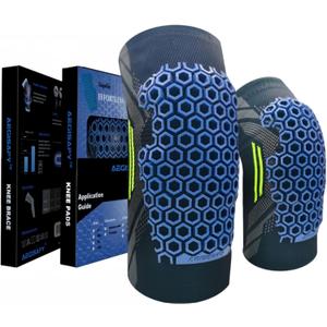 Knee Pads Brace for Men Women – Protective Gear for Volleyball, Basketball, Football, Yoga, Skating, Skateboard, Scooter & Bike – 2 Pack Breathable Knee Guards for Active Workouts
