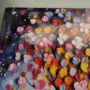 Zoyotago Large Canvas Wall Art Colorful Flower Tree Picture Gray Backgrounds Canvas Prints Ready to Hang for Bedroom Living Room Size 20x40