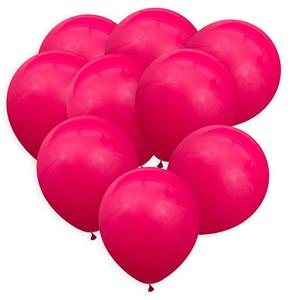 Fuchsia Balloons Only98 Pack, 12 Inch Hot Pink Latex Balloons For Birthdays, Weddings, Baby Showers, Holidays