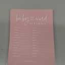 GardenCity Baby Shower Games for Girl Baby Trivia and Word Scramble Game, 50 DoubleSided Cards (Blush Pink, White)