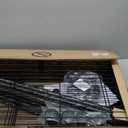 BMS 5-Tier Wire Shelving Unit Steel Large Metal Shelf Organizer Garage Storage Shelves Heavy Duty NSF Height Adjustable Commercial Grade Utility Storage Metal Rack on Wheels 14D x 30W x 60H,Black