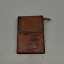 Small Crossbody Bags for Women Trendy Vegan Leather Cell Phone Bag Embossed Flower Design Wallet Purses with Strap (01-brown)