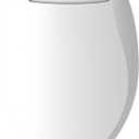 Brondell L60-RW LumaWarm Heated Toilet Seat with Night Light, 3 Temperature Settings, Gentle Close Lid,Easy Installation,Built-In Controls,Round,White