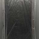 MyGift 35-Inch Wall-Mounted Chalkboard Sign, Vertical/Horizontal Hanging Torched Wood Frame Erasable Message Board