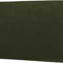 H.VERSAILTEX Velvet Stretch Individual Cushion Cover Plush Cushion Slipcover for Loveseat Sofa Furniture Protector Seat Cushion Sofa Cover (1 Piece Loveseat Cushion Cover, Olive)