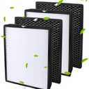2 Pack HEPA Filter FY2422/30 and 2 Pack Filter FY2420/30 Alternative Replacement for Philips AC2889,AC2887,AC2882,AC3829 Air Purifier Filters
