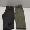 FULLSOFT 2 Pack Fleece Lined Leggings with Pockets for Women High Waisted Thermal Winter Yoga Pants for Workout Running (Large-X-Large)