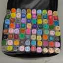 Alcohol Markers 80 Colors with Base Support, Drawing Art Markers Perfect for Students Kids and Adults Comics Sketching Illustration Artistic Creation Gift