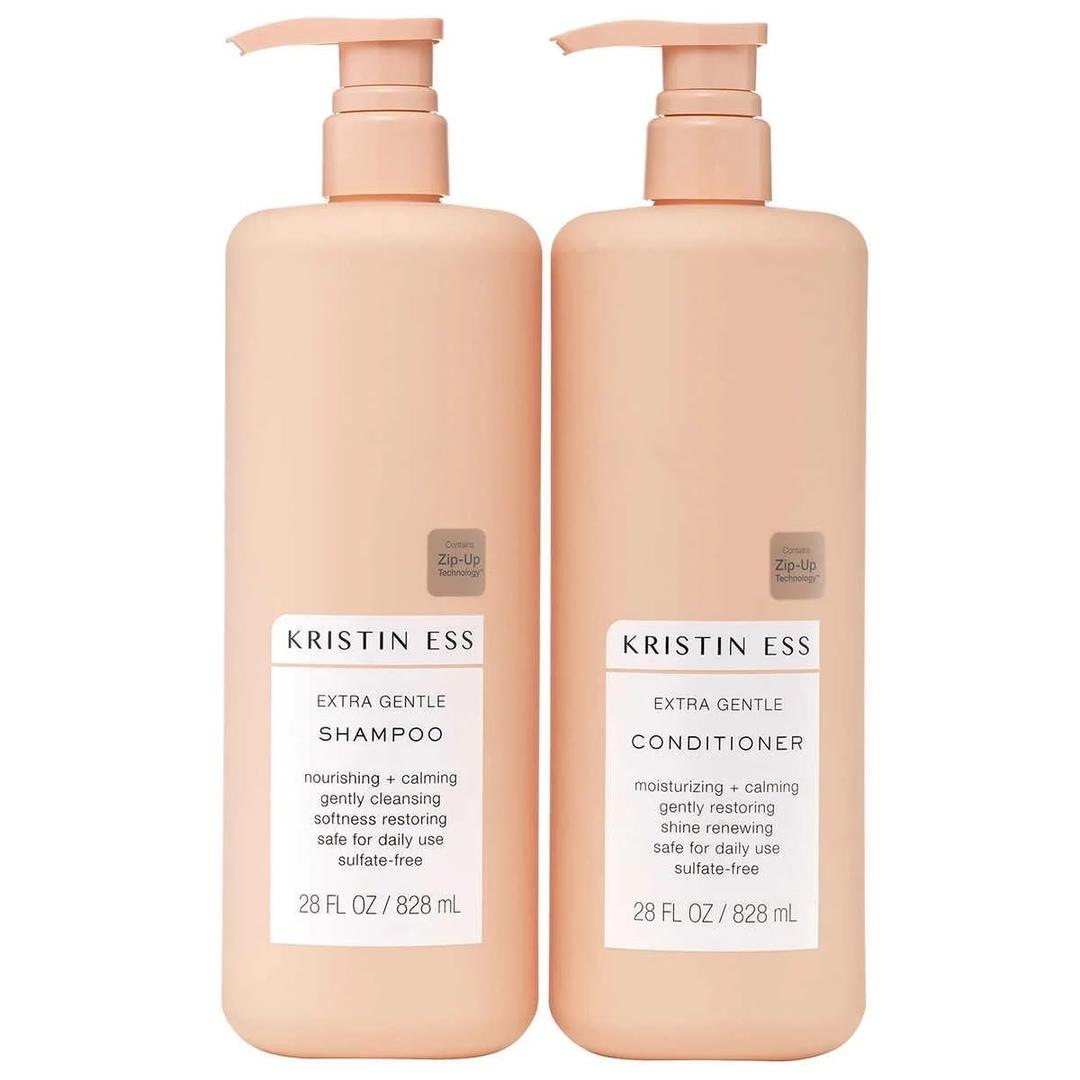 Kristin Ess Extra Gentle Shampoo and Conditioner, 28 fl oz, 2-pack