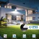 60W LED Outdoor Wall Lights 360° Rotatable LED Flood Lights Modern Commercial Security 5000K IP65 Waterporof Wall Mounted Light for Garage Yard Porch 4 Pack