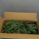 MARTINE MALL 3FT Realistic Norfolk Pine Tree Small Christmas Tree with 50 LED String Light, Full Mini Christmas Tree Artificial Tabletop Xmas Trees with Red Hanging Ball Ornaments for Table Holiday