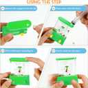 Gejoy 4 Pieces Water Games Handheld for Kid Waterful Ring Toss Handheld Game Water Toys Mini Retro Pastime Car Toys Fidget Autism for Children's Day Boys Girls Birthday Goodie Bags(Modern Style)