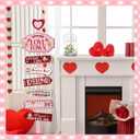 Valentine's Day Wooden Directional Sign Valentine Outdoor Yard Decor Romantic Lawn Pathway Decoration for Home Wedding Anniversary