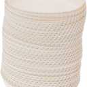 Cabilock Disposable Cup Lids 100 Pack 3.15 Inch Paper Covers for Hot and Cold Beverages Eco-Friendly Drink Lid for Restaurants Bars Hotels and Home Use