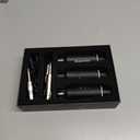 Wireless XLR Microphone System (2 Transmitter & 1 Receiver) 2.4Ghz, XLR Mic Adapter for Dynamic Microphone, Audio Mixer, Electric Guitar Bass, 48V Phantom Power for Condenser Mic, 160ft Range