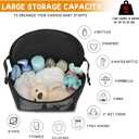 Stroller Organizer Bag Compatible Donna Stroller with Large Storage - Holds 10 lbs - Baby Essentials Stroller Caddy for Bottles, Diapers, Toys, Wipes - Easy Snap-On, Quick Access