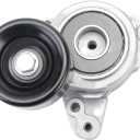Belt Tensioner Pulley Assembly Compatible with Honda Accord 2003-2007 Civic 2006-2015 CR-V 2002-2014 Element 2003-2011 2.0L 2.4L Replaces 31170-PNA-023,31170RAAA01