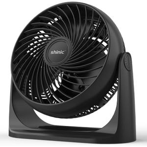 shinic 8Turbo Fan,3-Speed High Velocity Air Circulator Fan, Adjustable Tilt, Wall-Mountable Design, Ideal for Bedroom, Office, and Living Room