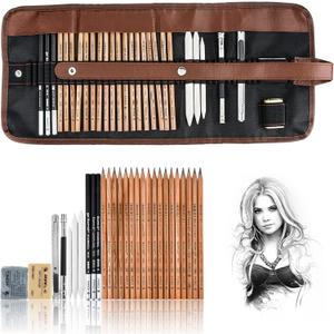 Drawing Pencils, Art Supplies Sketch Pencils Kit for Kids Adults, Professional Charcoal Sketching Graphite Art Pencils Set